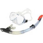 Apnea Ibiza Maske Şnorkel Set Şeffaf/Turkuaz