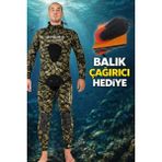 Apnea Legend Rock Camou 3 mm Dalış Elbisesi Kamuflaj Renkli Neopren