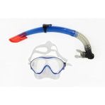Apnea Waikiki Maske Şnorkel Set MAVİ/BEYAZ