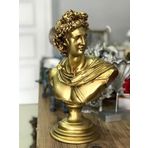 Apollo Büst Büyük Boy Heykel GOLD