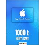 App Store-İTunes 1000 TL Hediye Kartı Online Kullanım Ve Tüm Mağazalarda Geçerli