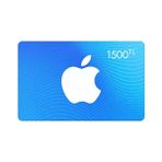 App Store & iTunes App Store Hediye Kartı 1500 TL Değeriyle Dijital Teslimat, Türkiye'de Kullanıma Uygun