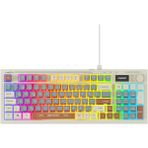 Appa Everest Kb-79 Sılent Pro Gri Mavi/gri/kahve Sessiz Rgb Q Membrane Oyuncu Klavyesi - Mavi Gri Kahve - Mavi - Beyaz