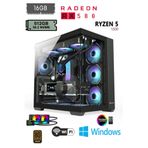 Apphirex REBİRTH X58 Ryzen 5 5500 | 16GB RAM | 512GB M2 SSD | RX580 8GB | Sıvı Soğutmalı Oyuncu Bilgisayarı