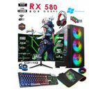 Apphirex Tc80X Ryzen 5 5500 32Gb 1Tb M.2 Nvme Ssd Rx580 8Gb 24'' 180Hz Curved Oyuncu Masaüstü Bilgisayarı