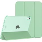 Apple Air 5. Nesil (2022) 10.9 Yatay Standlı Uyku Modlu Basic Arkası Sert Smart Kılıf A2588 A2589 A2591 - iPad Air 5 10.9 - Açık Yeşil