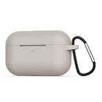 Apple Airpods ile Uyumlu Pro Kılıf Zore Airbag Silikon Gri