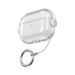 Apple Airpods Pro 3. Nesil İle Uyumlu Kılıf Kulaklık Dizayn Defens Case Şeffaf-beyaz