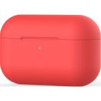 Apple AirPods Pro Ince Slim Silikon Kılıf 360 Koruma - Kırmızı
