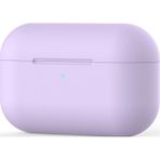 Apple AirPods Pro Ince Slim Silikon Kılıf 360 Koruma - Lila