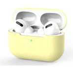 Apple AirPods Pro Ince Slim Silikon Kılıf 360 Koruma - Sarı