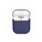 Apple Airpods Uyumlu Kılıf Zore Silk Silikon (SAKS MAVI)