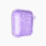 Apple Airpods Uyumlu Zore Allstar Airbag 32 Parlayan Simli Saydam Renkli Kılıf Mor