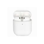 Apple Airpods Uyumlu Zore Silk Silikon Beyaz Kilif