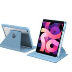 Apple iPad 10.2 İnce ve Fit Siyah 9.Nesil Uyumlu 360° Dönebilen Standlı Nayn Tablet Kılıfı