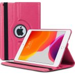 Apple iPad 3 Deri Kapaklı 360 Kılıf Pembe