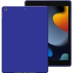 Apple iPad 7 / 8 / 9 Nesil 10,2 Inç Uyumlu Rubber Yıkanabilir Silikon Kılıf - Mavi