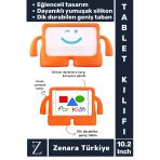 Apple Ipad 7. 8. 9. Nesil Uyumlu Geniş Taban Yumuşak Tutacaklı Silikon Çocuk Tablet Kılıfı 10.2 İnç