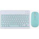 Apple iPad 9.nesil Uyumlu Bluetooth Klavye Mouse Set - Yeşil