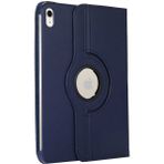 Apple iPad A16 11.nesil (A3354-A3355) 360 Dönebilen Pu Deri Standlı Tablet Kılıfı - iPad 11.Nesil A16 - Lacivert
