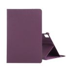 Apple iPad Air 11 2025 M3 (A3266-A3267) 360 Dönebilen Pu Deri Standlı Tablet Kılıfı - Mor