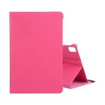Apple iPad Air 11 2025 M3 (A3266-A3267) 360 Dönebilen Pu Deri Standlı Tablet Kılıfı - Pembe
