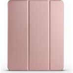 Apple iPad Air 11 2025 M3 Smart Folio Cover Akıllı Uyku Modlu Pu Deri Standlı Tablet Kılıfı - Rose Gold