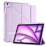 Apple iPad Air 3 10.5 Kılıf Kalem Bölmeli Trifolding Case A2152 A2123 A2153 A2154 - iP Air 3 10.5 - Lila