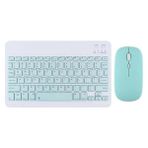 Apple iPad Air 3 3. Nesil 10.5" Uyumlu Kablosuz Bluetooth Şarjlı Mini Q Klavye Mouse Seti - Mavi