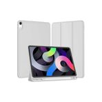 Apple ıPad Air 4./5 Nesil 10.9 '' Uyumlu Yatay Standlı Kalem Bölmeli Uyku Modlu Tablet Kılıfı Gri