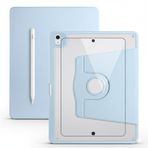 Apple iPad Air 4-5 & Pro 11 2-3-4. Nesiller Dönebilen Standlı Kalem Bölmeli Koruyucu Kılıf Stylus Kalem ve Nano Ekran Koruyucu Çok Fonksiyonlu Set