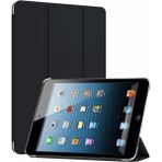Apple iPad Mini 2 / Mini 3 Smart Cover Stand Arkası Şeffaf Tablet Kılıfı - Siyah