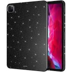Apple iPad Pro 11 1/2/3/4. Nesil Tablet Kılıfı Işıltılı Parlak Görünüm Koton Case 2018-2022 - iP Pro 11 4. Nesil - Siyah