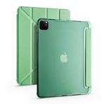 Apple İpad Pro 11 2020 Kılıf Tri Folding Smart With Pen Standlı Kalemlikli Kapaklı Kılıf