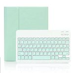 Apple iPad Pro 11 3. / 4. Nesil ile uyumlu Kılıf Kablosuz Klavyeli Case Mobax A2759-61-62 A2377-01 A2459-60-35 Açık Yeşil