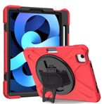 Apple iPad Pro 11 3. Nesil ile uyumlu Kılıf Defender Askılı Zırhlı Tank Case A2377 A2459 A2301 A2460 Kırmızı