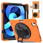 Apple iPad Pro 11 3. Nesil ile uyumlu Kılıf Defender Askılı Zırhlı Tank Case A2377 A2459 A2301 A2460 Turuncu