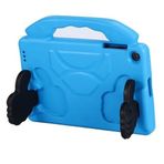 Apple iPad Pro 11 3. Nesil ile uyumlu Kılıf Tutmalı Standlı Silikon Case A2377 A2459 A2301 A2460 Mavi