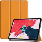 Apple iPad Pro 12.9 2020 Htstore Zore Smart Cover Standlı 1-1 Kılıf-Turuncu