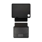 Apple iPad Pro 12.9 2021 (5.Nesil) Border Keyboard Bluetooh Bağlantılı Standlı Klavyeli Tablet Kılıfı