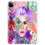 Apple iPad Pro 12.9" 4. Nesil ile Uyumlu Desenli Silikon Kılıf, UV Baskılı, Art Eyes, Çok Renkli avonm-v-cvr458370