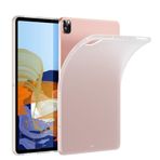 Apple iPad Pro 12.9 5. Nesil 2021 ile uyumlu Kılıf Tablet Hibrit Silikon Case A2378 A2379 A2461 A2462 Renksiz