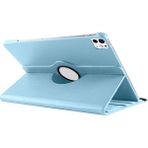 Apple iPad Pro 13 Inç 2024 M4 (A2925-A2926) Uyumlu Dönebilen Pu Deri Standlı Tablet Kılıfı - Mavi - iPad Pro 13 inç 2024 (M4)