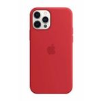 Apple iPhone 11 Pro Max Uyumlu Logolu Içi Kadife Altı Açık Lansman Kırmızı Silikon Kılıf