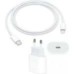 Apple Iphone 11/11 Pro Max 12/12 Pro Max 13/13 Pro Max Uyumlu 20W Usb-C Hızlı Şarj Başlığı + Kablo - Beyaz