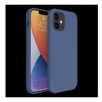 Apple iPhone 12 6.1'' İnce Mat Silikon Kılıf Lacivert