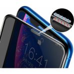 Apple iPhone 12 (6.1) Kırılmaz Cam Karartmalı Hayalet Toz Önleyicili Privacy Ekran Koruyucu