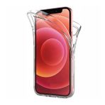 Apple iPhone 12 Çift Taraflı Silikon Kılıf Şeffaf