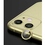 Apple iPhone 12 ile uyumlu Kamera Lens Koruyucu Çerçeveli Koruyucu CL-02 Gold