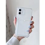 Apple iPhone 12 Mini Transparent Kartlıklı Antişok Kılıf Şeffaf
